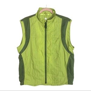 Sunice green‎ zip up vest